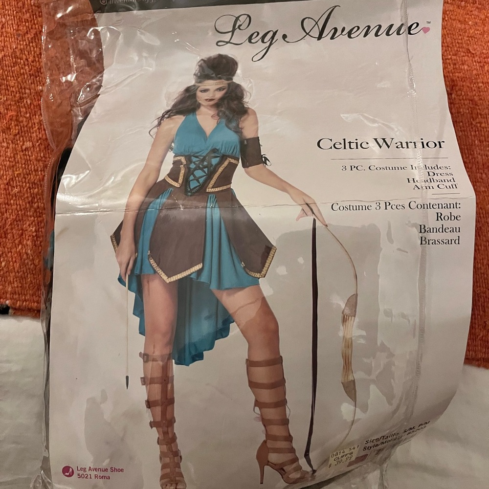 Celtic Warrior costume, head piece not included